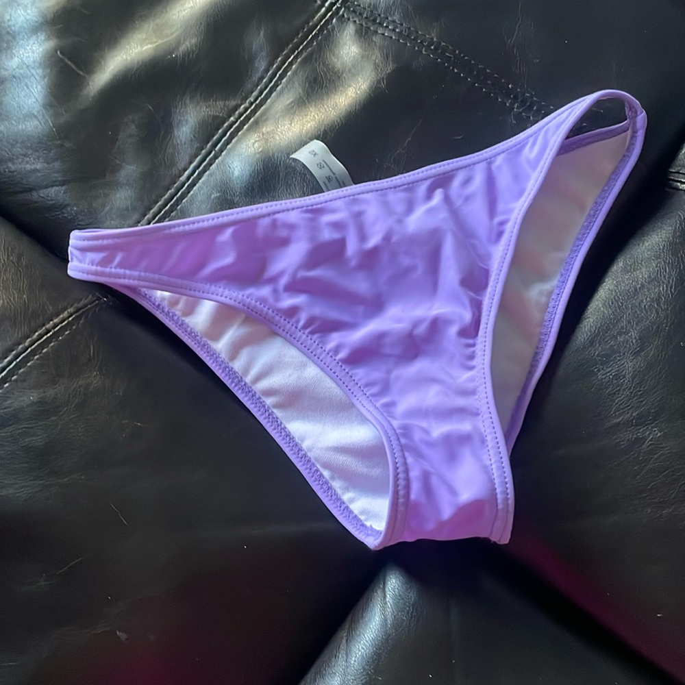 purple bikini bottoms